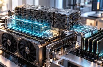 A 30B local LLM overflowing from a 12GB GPU memory chamber into system RAM, illustrating partial GPU offloading.