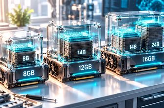 Three GPU memory chambers comparing how local LLMs fit into 8GB, 12GB and 16GB of VRAM.