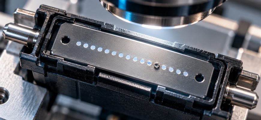 Extreme close-up of an MPO fiber-optic connector under a microscope, showing microscopic contamination on one fiber end face that could disrupt AI data center network connections.